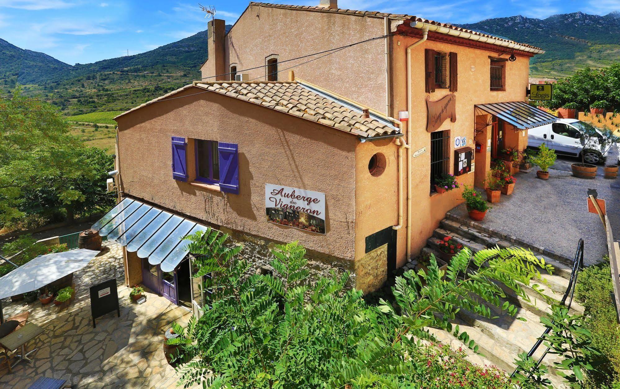 Logis Auberge Restaurant Du Vigneron Cucugnan Kültér fotó